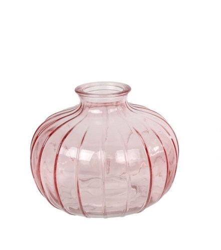 Vaas "Ribbel" roze