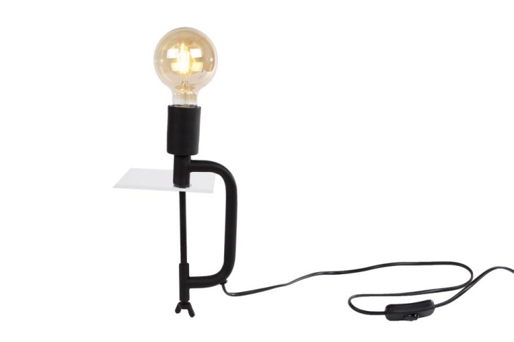 Tafellamp Table clamp zwart metaal 