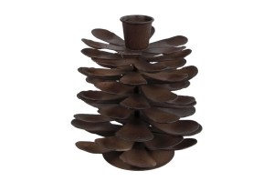 Kandelaar "Pinecone" L donker
