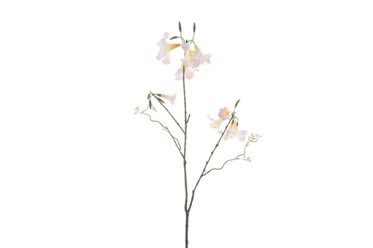 Kunst bloem Handroanthus zacht roze 94cm