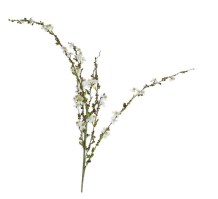 Kunst bloem "Prunus" wit/roze 