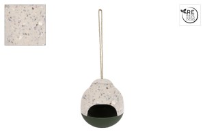 3R Vogelhuis "Bol" creme