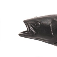  HV Zwarte Vis op een stok