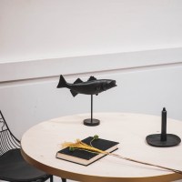  HV Zwarte Vis op een stok