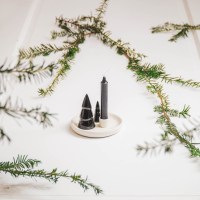 HV Kandelaar Kerstbomen - Zwart