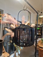 Hanglamp solar LED Didem zwart