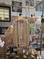 Hanglamp solar LED Didem naturel L