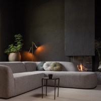 Slopinhoekbank Rechts Off White Melange