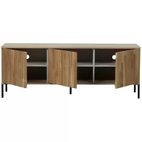 New Gravure Tv Meubel 150 Cm Eiken Blank