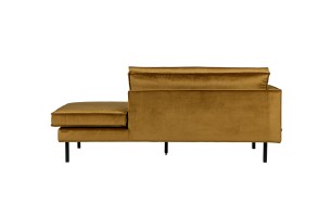 Rodeo daybed left velvet honing geel Bepurehome Vanetje