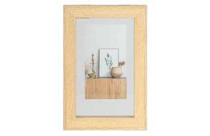 Blake fotolijst met houten rand naturel 30x20 woood exclusive