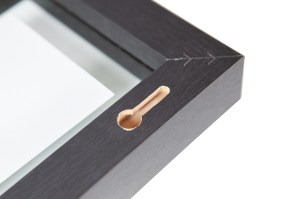 Blake fotolijst met houten rand zwart 30x20 woood exclusive