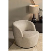 SERRA DRAAIFAUTEUIL GEWEVEN STOF ZAND