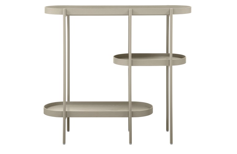 Noan sidetable hout/metaal antique beige