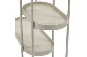 Noan sidetable hout/metaal antique beige