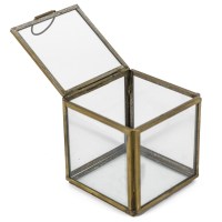 Glazen box met deksel