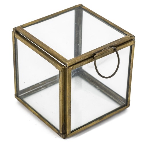 Glazen box met deksel