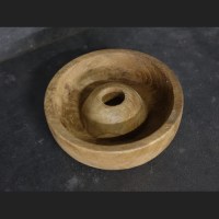 kandelaar rond teak M