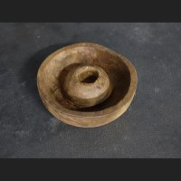 kandelaar rond teak S