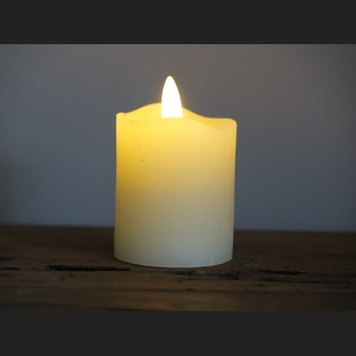 stiek antiek Ø 5 cm creme set van 2