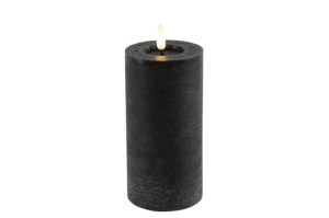 LED-Kaars-Rustiek-Zwart-75x15cm-796895-500x333