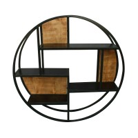 Wandrek rond metaal met mangohout d-bodhi tuareg