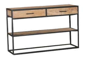 Sidetable Denver | Mangohout en metaalStarfurn VanEtje Stoer Wonen