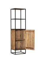 Boekenkast Denver | Mangohout en staal | 1 deur Starfurn VanEtje Stoer Wonen 