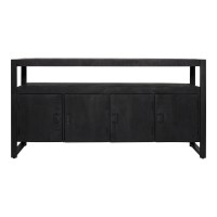 Dressoir Boaz Black | 175 cm