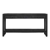 Sidetable Boaz black| 150 cm