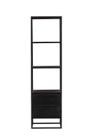 Black | Mangohout en staal | 1 deur  Starfurn VanEtje Stoer Wonen