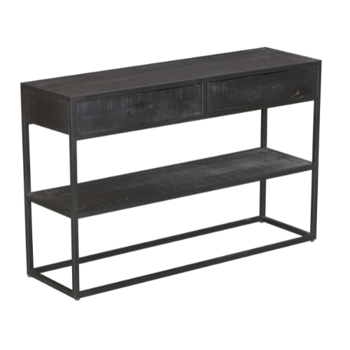 Sidetable Denver black| Mangohout en metaal Starfurn VanEtje Stoer Wonen