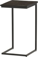 Iron laptoptafel zwart metaal met zwart mangohout mysons collection