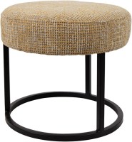 Escabel poef - Ø45 - Coco - Mustard 06 - Unique Collection