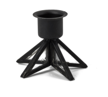 Kaarsenstandaard ster glas