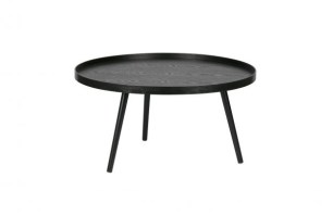 Mesa bijzettafel xl hout zwart 39xø78 Woood