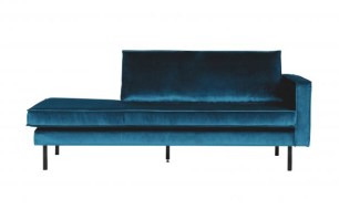 Rodeo Daybed Right Velvet Blue
