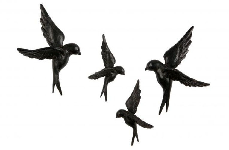 Set V 4 - Avaler Vogels Hars Zwart