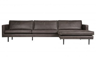 Rodeo Chaise Longue Rechts Zwart