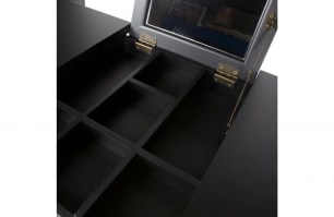 Romy hal/kaptafel hout zwart woood