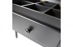 Romy hal/kaptafel hout zwart woood