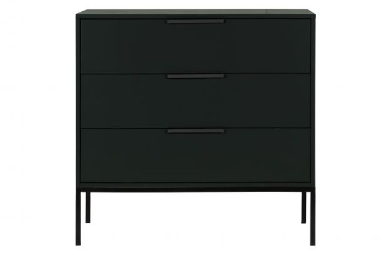 Adam Ladekast Grenen Zwart [fsc]