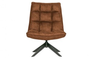 Jouke Draai-fauteuil Kunstleer Cognac