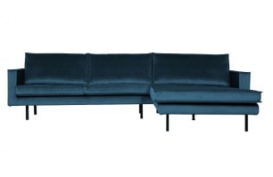 Rodeo Chaise Longue Rechts Velvet Blue