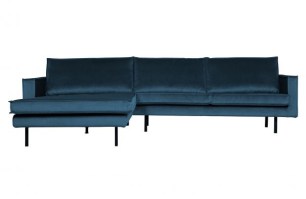 Rodeo Chaise Longue Links Velvet Blue