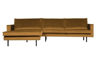 Rodeo Chaise Longue Links Velvet Oker
