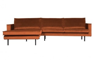 Rodeo Chaise Longue Links Velvet Roest