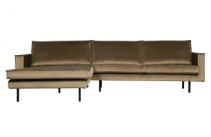 Rodeo Chaise Longue Links Velvet Taupe