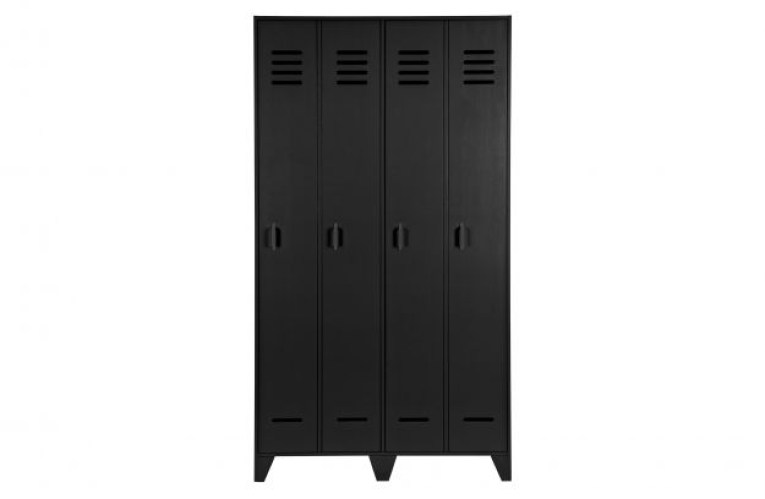 Stijn Hoog 2drs Lockerkast Zwart [fsc]