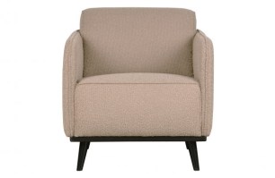 Statement Fauteuil Met Arm Bouclé Beige
